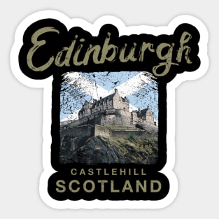 Edinburgh Castle Scotland Scottish Sticker